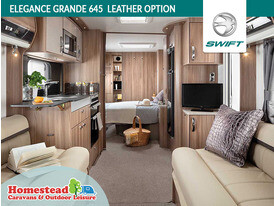 Swift Elegance Grande 645 Front to Rear Leather Option