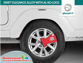 Swift Elegance Alloy Wheel with AL-KO Secure Lock