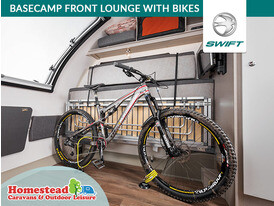 Swift Basecamp Front Lounge with Bikes