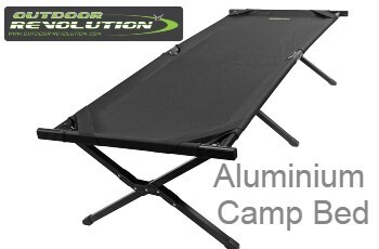 outdoor revolution aluminium single camp bed