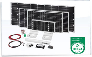 Truma SolarSet kit on display