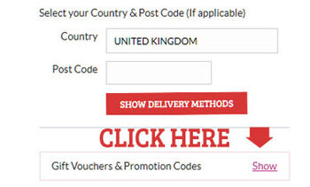 This image shows you where to add the promotional code to qualify for 10% off prices
