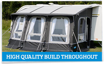 Kampa Ace AIR 400 All Season high quality construction throughout