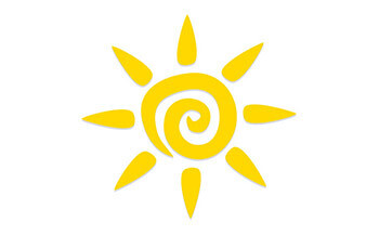 Cartoon style graphic of Sun