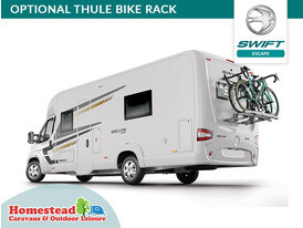 Swift Escape Optional Thule Bike Rack