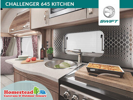2020 Swift Challenger 645 Kitchen Splashback Lux Pack