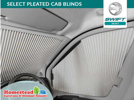 Swift Select pleated cab blinds