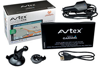 Avtex Tourer One Satellite Navigation System product contents