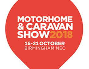Motorhome and Caravan Show NEC October 2018 badge