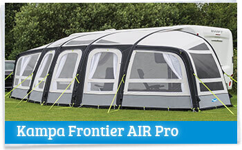 Kampa Frontier AIR Pro Awning Set up on field