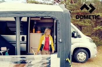 Dometic air awning on a motorhome