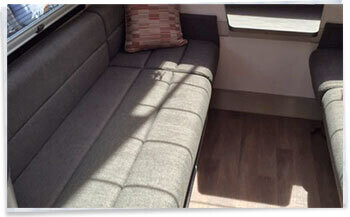 Swift Basecamp Caravan Seating