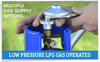 Low pressure LPG gas supply
