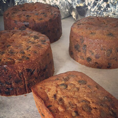 Delicious looking Christmas cakes