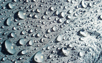 Image of fabric with water droplets