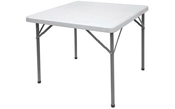 Leisurewize 88cm Square Blow Moulded Table