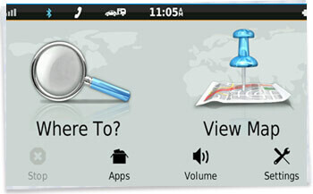 Screen shot of Avtex Tourer One Satellite Navigation System