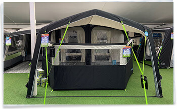 2020 Kampa Dometic awning showroom