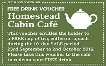 Cabin Cafe Free Drink Voucher