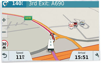 Screen shot of Avtex Tourer One Satellite Navigation System