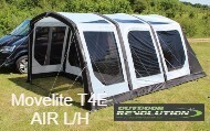 outdoor revoltion movelite t4e air l/h driveaway awning