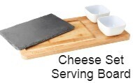 brunner cheese set and cutting board
