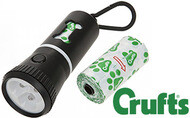Crufts Walk LED Torch with Doggy Bag Holder