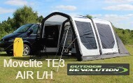outdoor revolution movelite t3e l/h driveaway awning