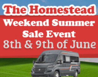 The Homestead Caravans Weekend Summer Sale Event 2019
